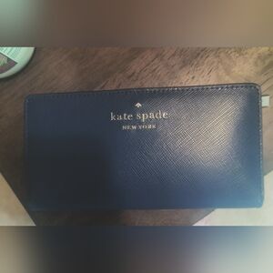 Kate Spade Slim Navy Wallet